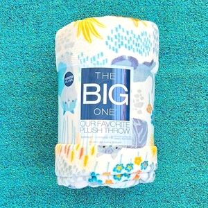 NWT-60x72"-Cat Print Faux Fur Oversized Soft Plush Throw By Kohl's